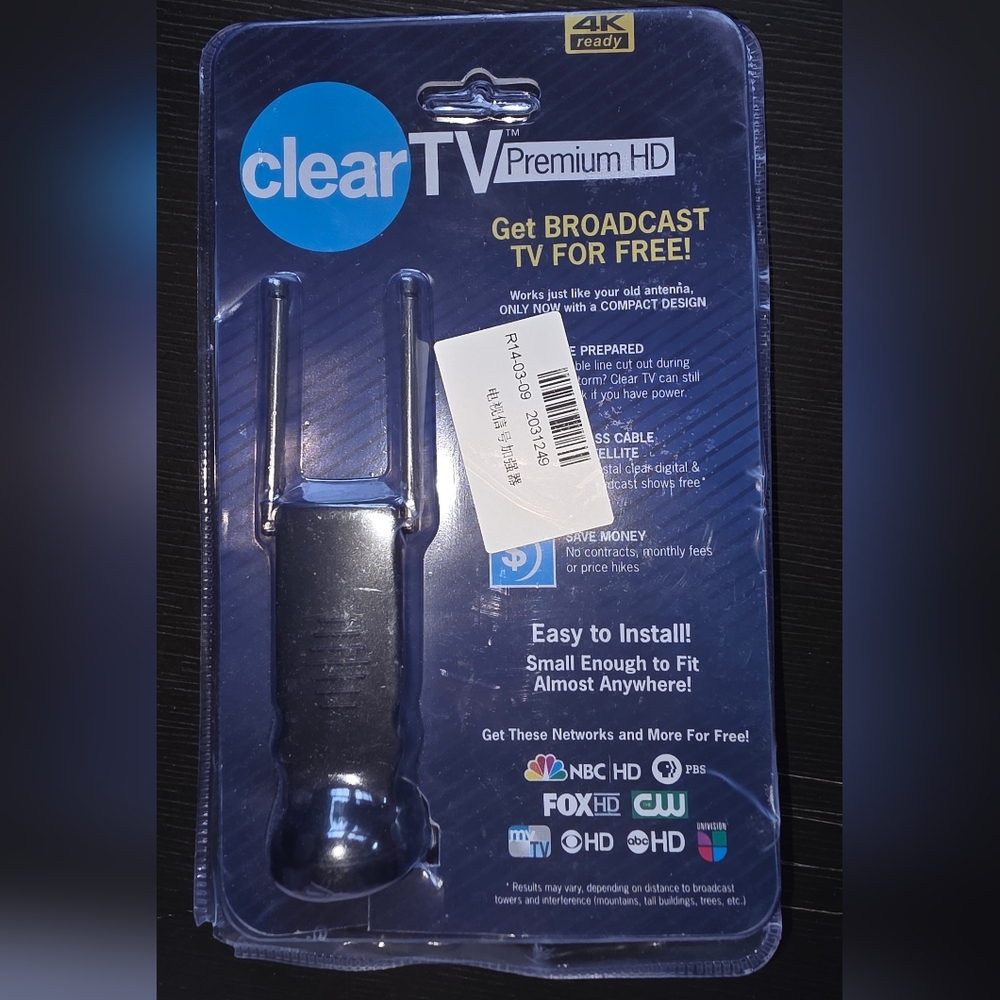 Black TV Antenna